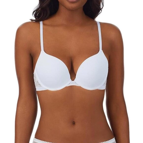 OnGossamer Women's Sleek Micro Push Up Bra with Lace 34D - Picture 1 of 7